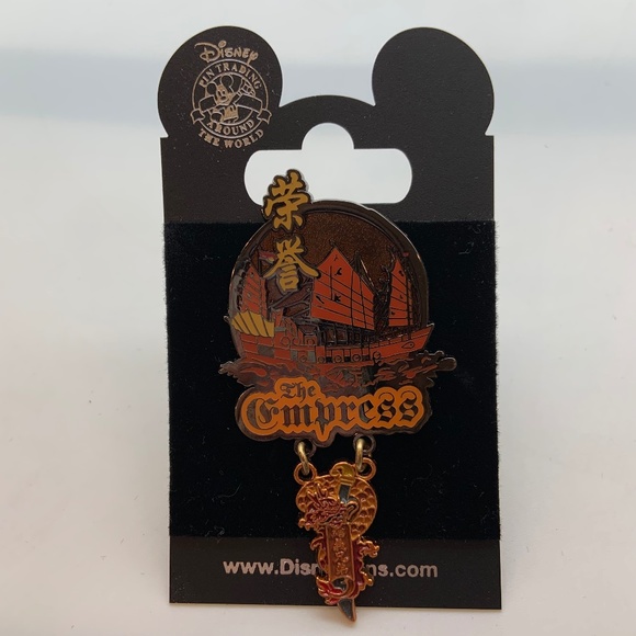 Disney Parks Pirates of the Caribbean At World's End The Empress Dangle Pin - Picture 1 of 9